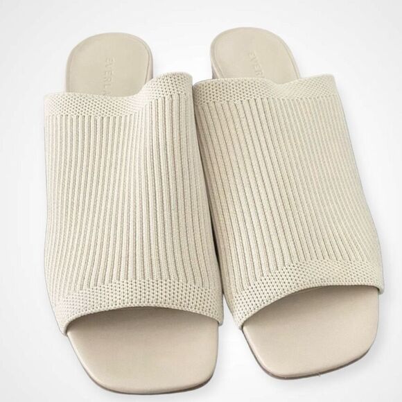 Everlane The Glove Mule in ReKnit White Bone Size 9 NEW - Picture 9 of 16